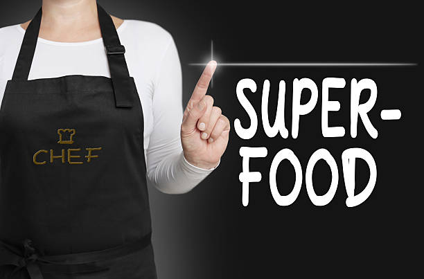 istock superfood touchscreen is operated by chef 520166326