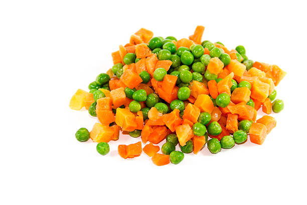 istock Fresh Green Peas with Carrots 520166703