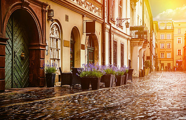 Krakow - Poland's historic center stock photo