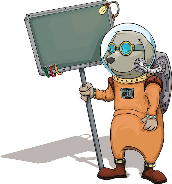 Alien Dog Stock Illustration - Download Image Now - Dog, Astronaut, Cartoon  - iStock