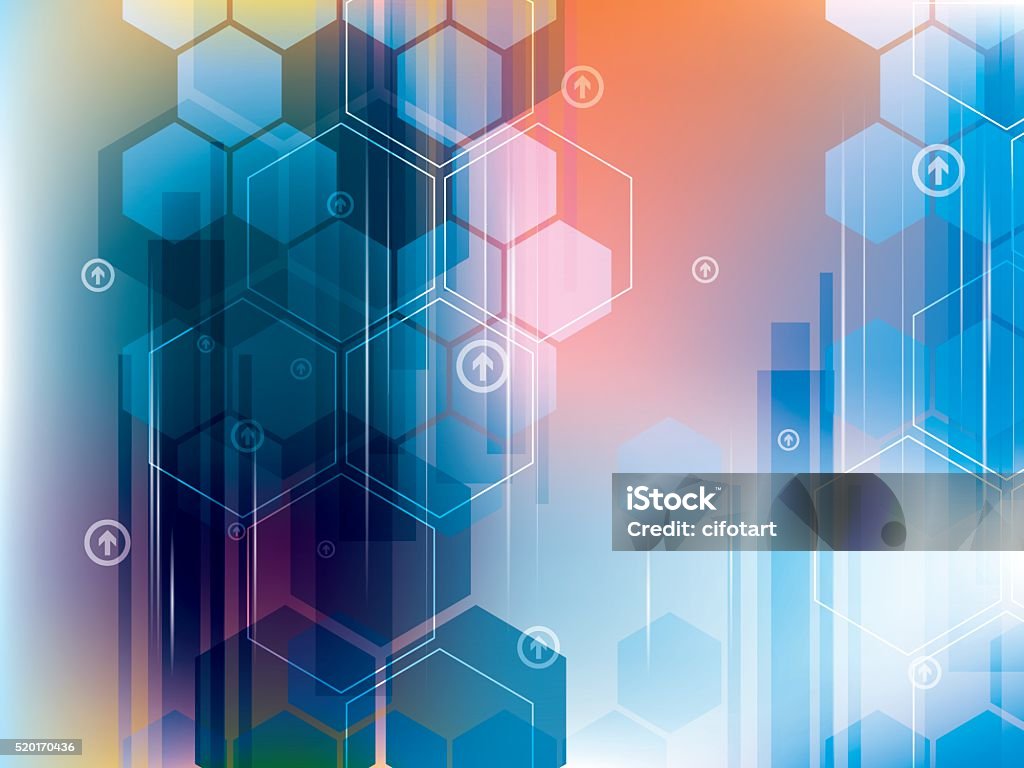 Technology Abstract Color Abstract Technology Background Stock Illustration - Download Image Now ...