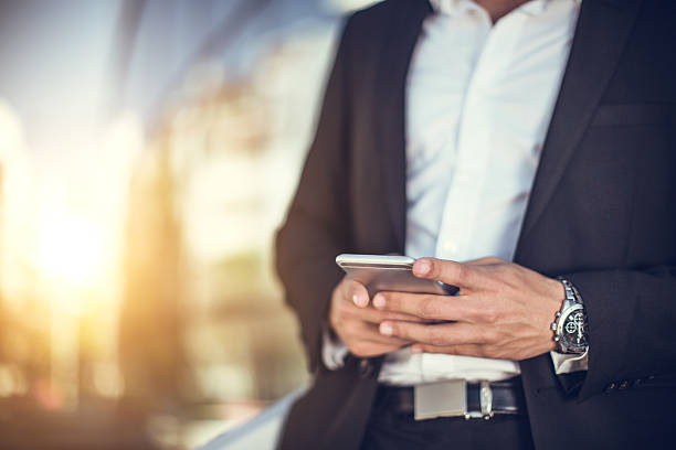 istock Businessman on the phone 520170752