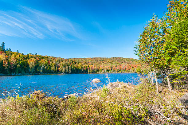 istock Lake and  mountains in autumn 520172880