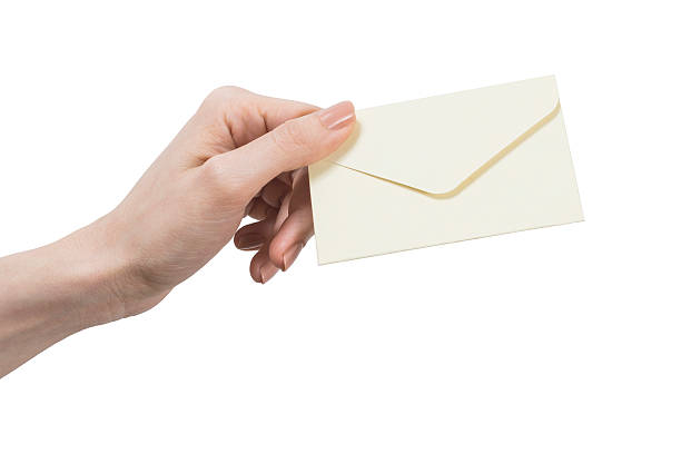 istock Greeting Card Mail in Woman Hand 520177684