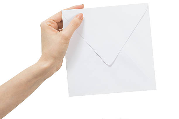 istock Greeting Card Mail in Woman Hand 520177730