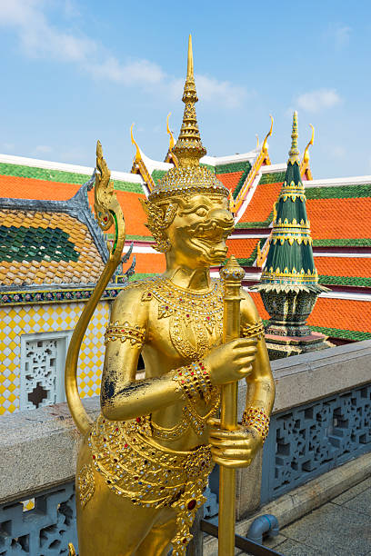 istock Asurawayupak (half bird half monkey) statue  in Grand Palace 520178098