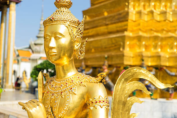 istock Theppaksi (half bird half human) statue in Grand Palace 520178464