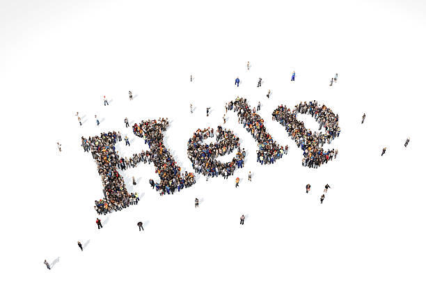 istock Group of people forming the word help 520179296
