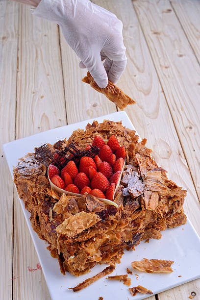 istock Handmade Mother's Day Strawberry Cake 520181702