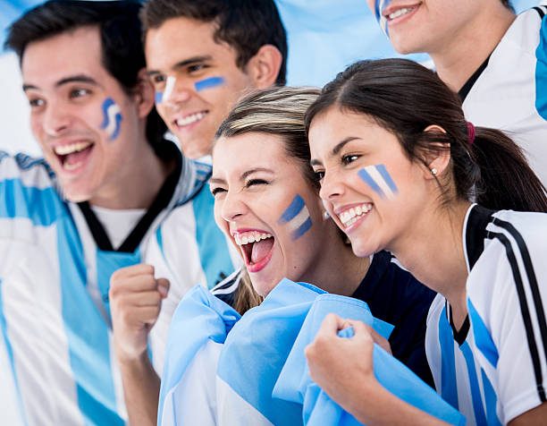 istock Group of football fans 520191715