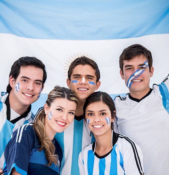 istock Group of soccer fans 520191725