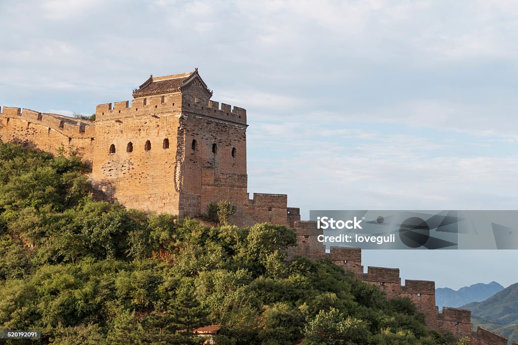 great wall of china and landscape Ancient Stock Photo