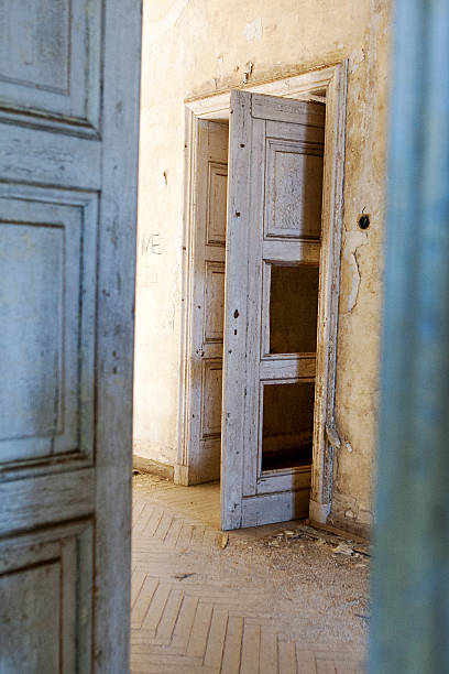 istock Interior of Abandoned Luxury House 520192285