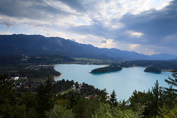 istock aerial view on the Faaker See in Austria 520192639
