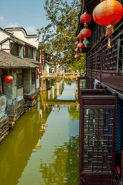 istock Channel at Zhouzhuang 520194697