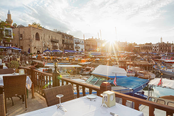 Girne Marina, Cyprus Girne (Kyrenia) is a town in Cyprus, noted for its historic harbour. kyrenia photos stock pictures, royalty-free photos & images