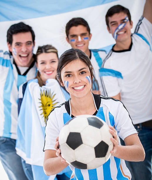 istock Argentinean soccer fans 520196909
