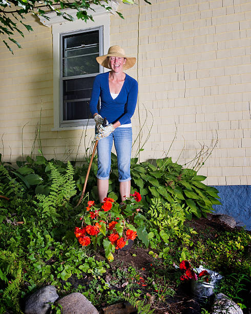 istock Woman in Garden 520197181