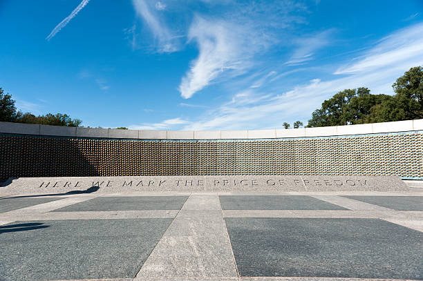 istock golden stars at the wwII monument in washington dc 520197441
