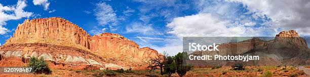 Panoramic View From Grand Wash Road Capitol Reef National Park Stock Photo - Download Image Now