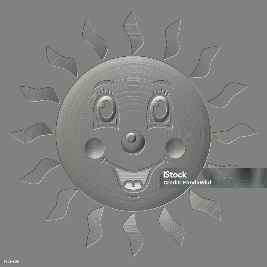 Happy Sun Texture Happy Sun Metal Relief Generated Texture Stock Photo - Download Image ...
