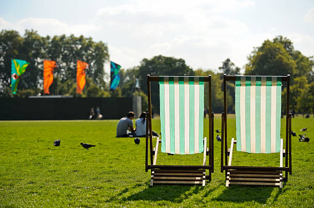 istock Deckchair freely in Hyde Park in London 520215807