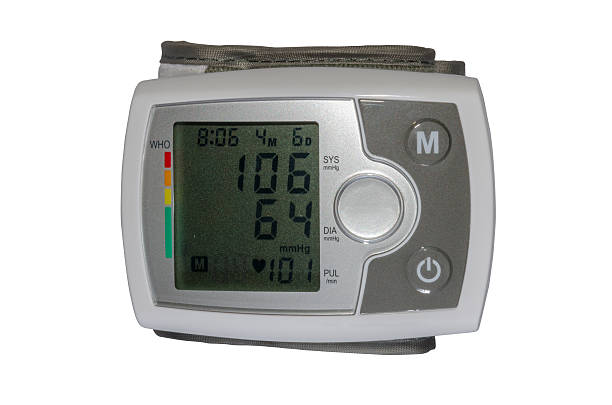 istock Electrical device for measuring blood pressure and heart rate 520216109