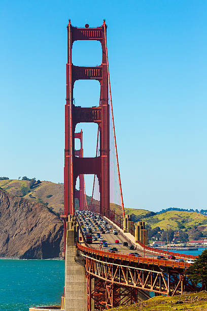 istock Golden Gate Bridge traffic in San Francisco California 520216869