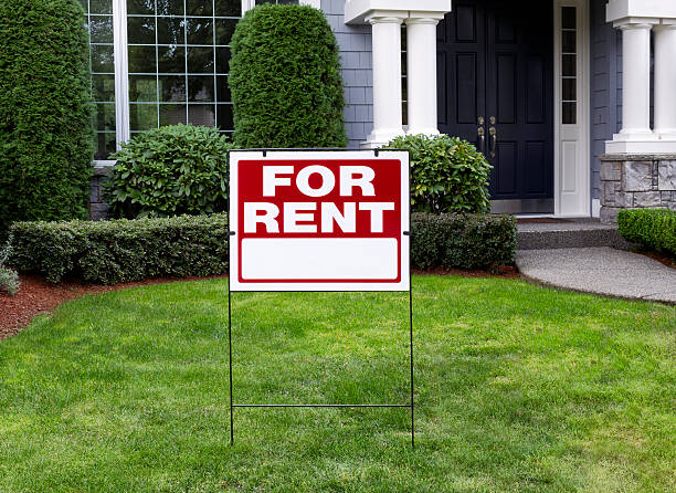 Home for Rent stock photo