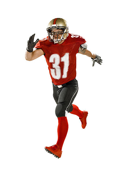 istock American football player isolated 520218419
