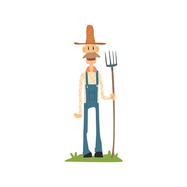 istock Classic Skinny Farmer In Jumpsuit 520222350