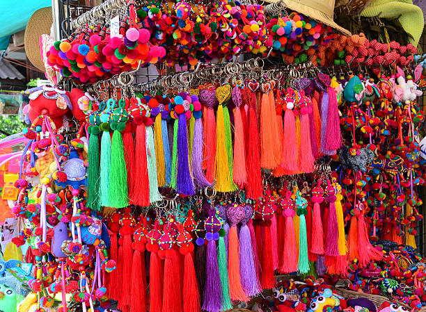 istock Colorful Tassel Hill Tribe 520224178