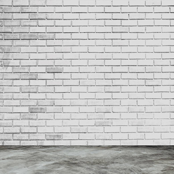 istock white brick wall background and floor concrete 520224188