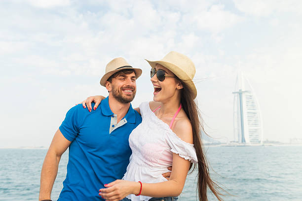 istock Happy couple in Dubai 520225354