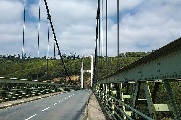 istock Pont-de-Tevenez, modern bridge in Brittany 520225606