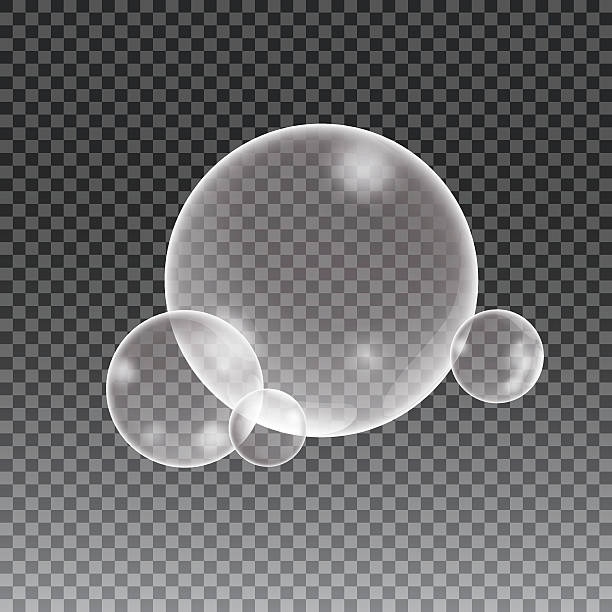мыло пузыри на воды фон в клетку - bubble wand bubble water sea stock illustrations