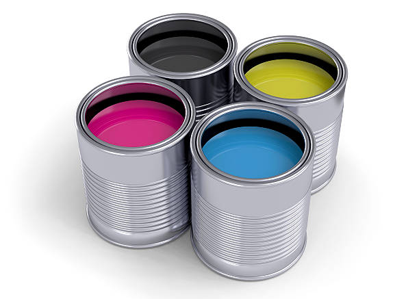 istock Cans of CMYK Colors 520226226