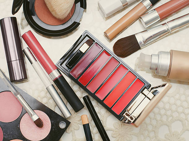 istock Set of  decorative cosmetic 520226272