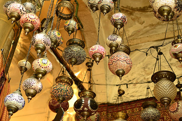 istock Vintage Turkish lamps 520226296