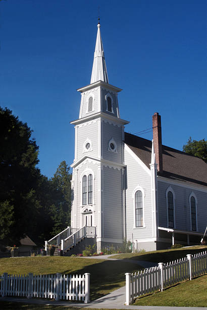 istock New England Style Church 520239071
