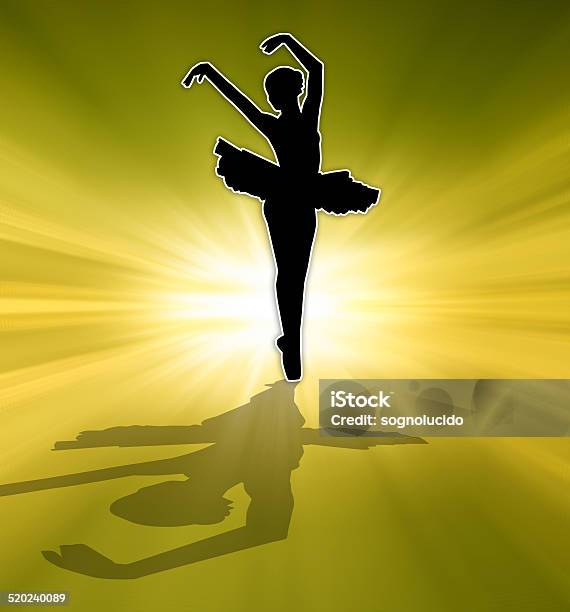 Ballet Dancer Silhouette Stock Illustration - Download Image Now - Adult, Ballet, Ballet Dancer