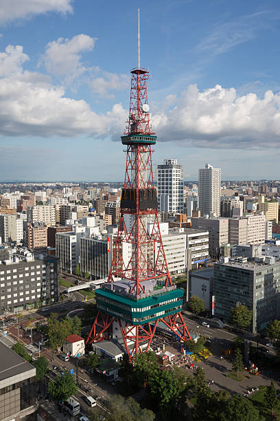 istock Sapporo Skyline in Japan 520240455