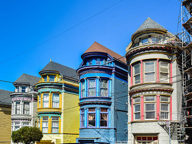istock Colorful Victorian Homes - San Francisco, California 520242357