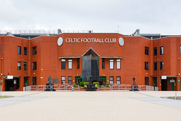 Celtic Park Glasgow, Scotland - July 27, 2014: The Main Stand at Celtic Park home of Glasgow Celtic Football Club in Scotland. The football stadium is the largest in Scotland. scotland football team stock pictures, royalty-free photos & images