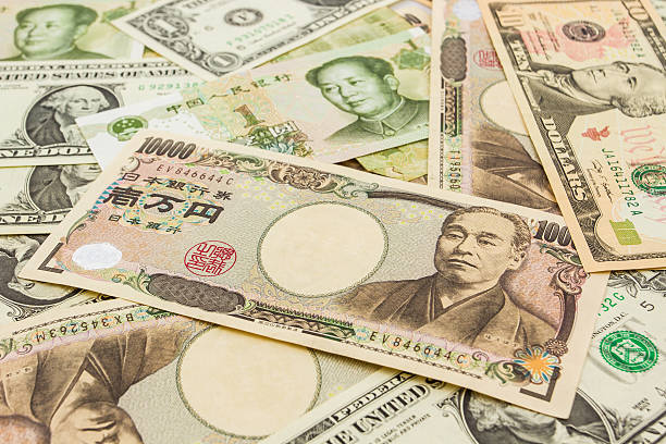 istock Colorful of  World banknotes background 520260545