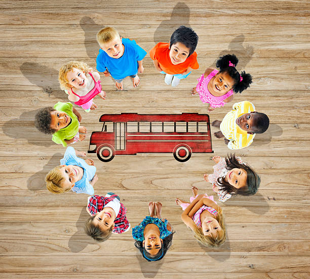 istock Multiethnic Group of Children with Back to School Concept 520261035