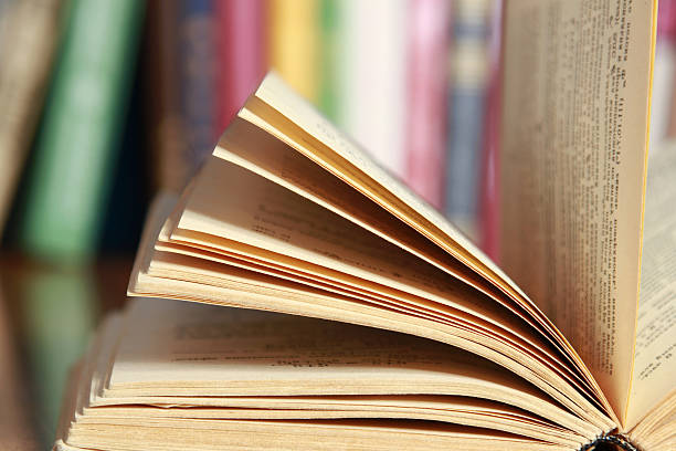 istock Book on the desk against books 520261125