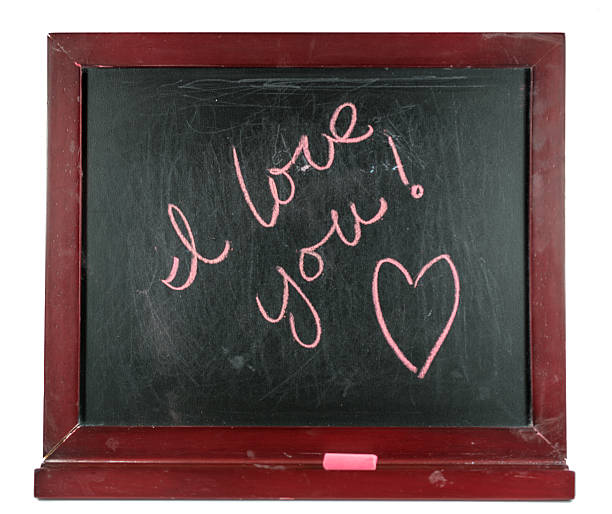 istock Slate with Words ... I Love You 520261971