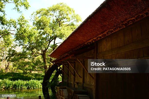 Water Wheel Shed 3 Stock Photo - Download Image Now - Azumino, Horizontal, Japan