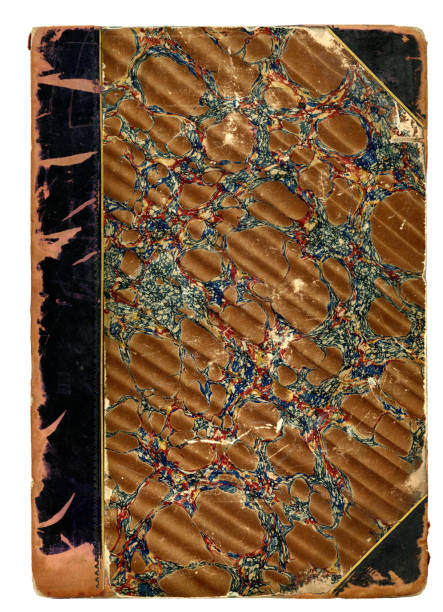 istock Antique Damaged Retro Book Cover 520263733